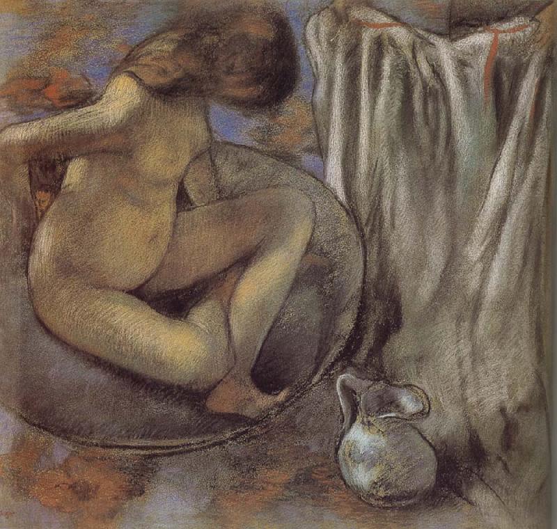 Edgar Degas the lady in the tub